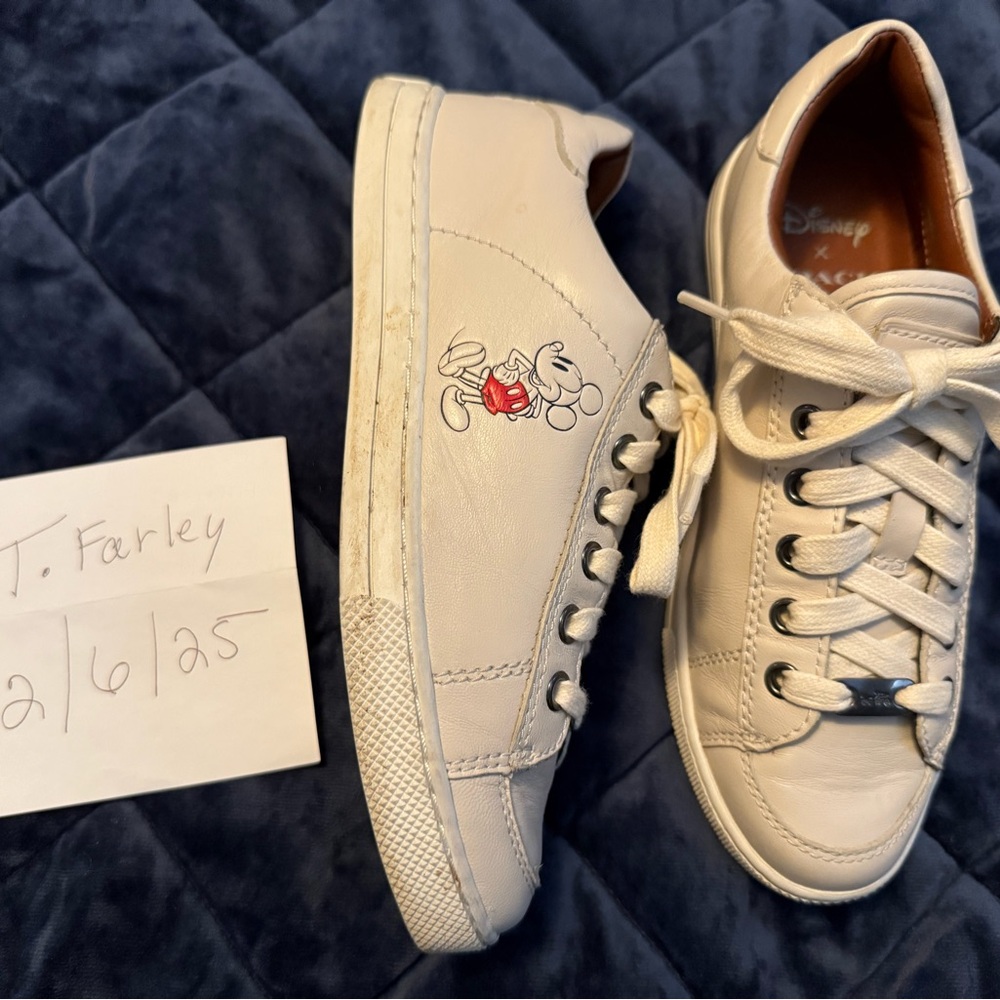 Disney Coach White Sneakers
